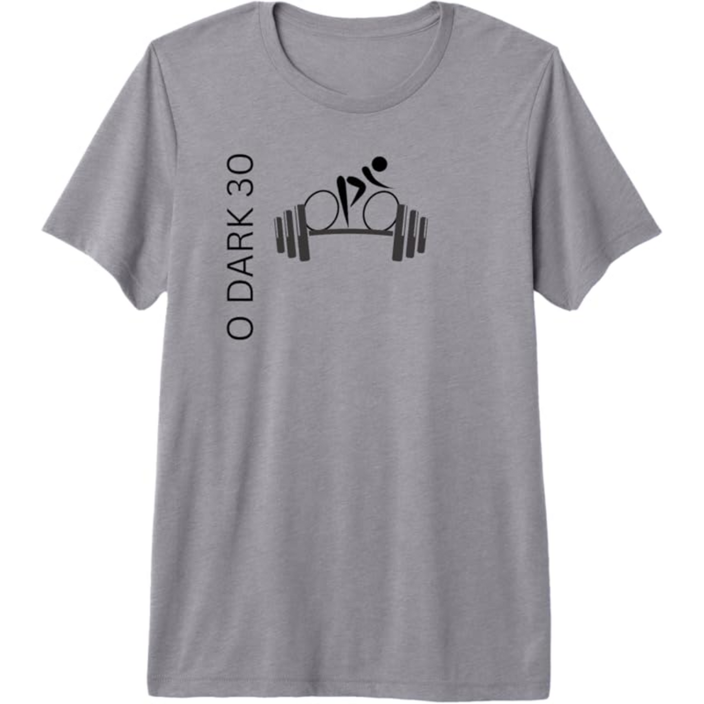 Barbell and Spin - Premium T Shirt - Black Print