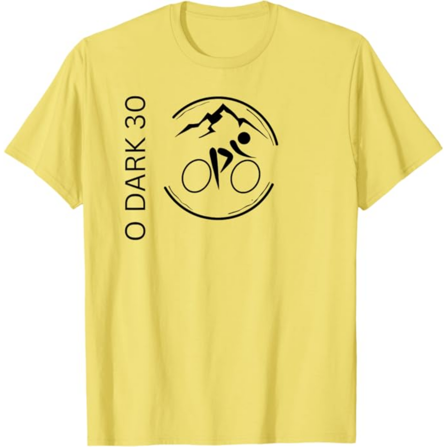 Spin and Mountain - Standard T Shirt - Black Print