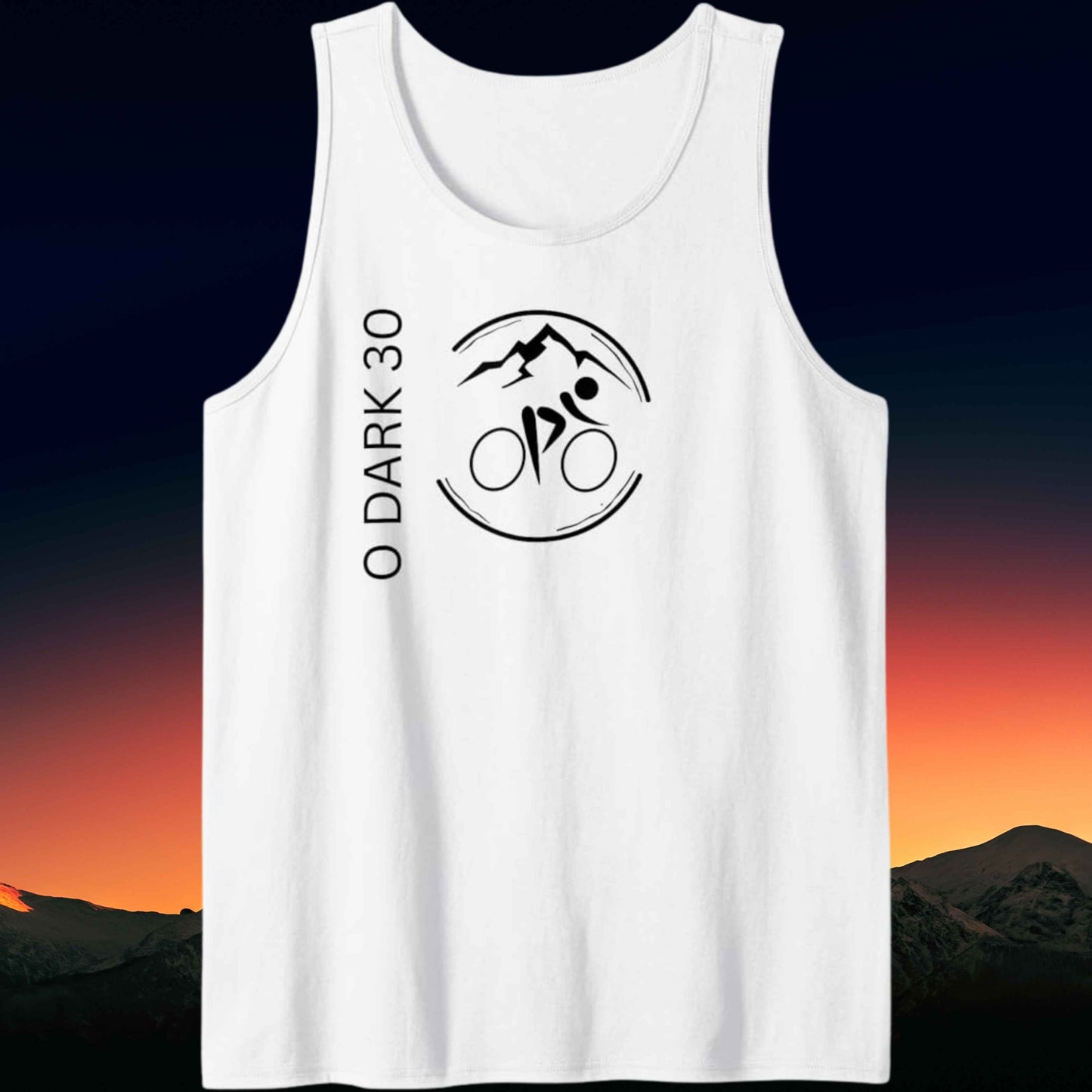 Spin and Mountain - Tank Top - Black Print