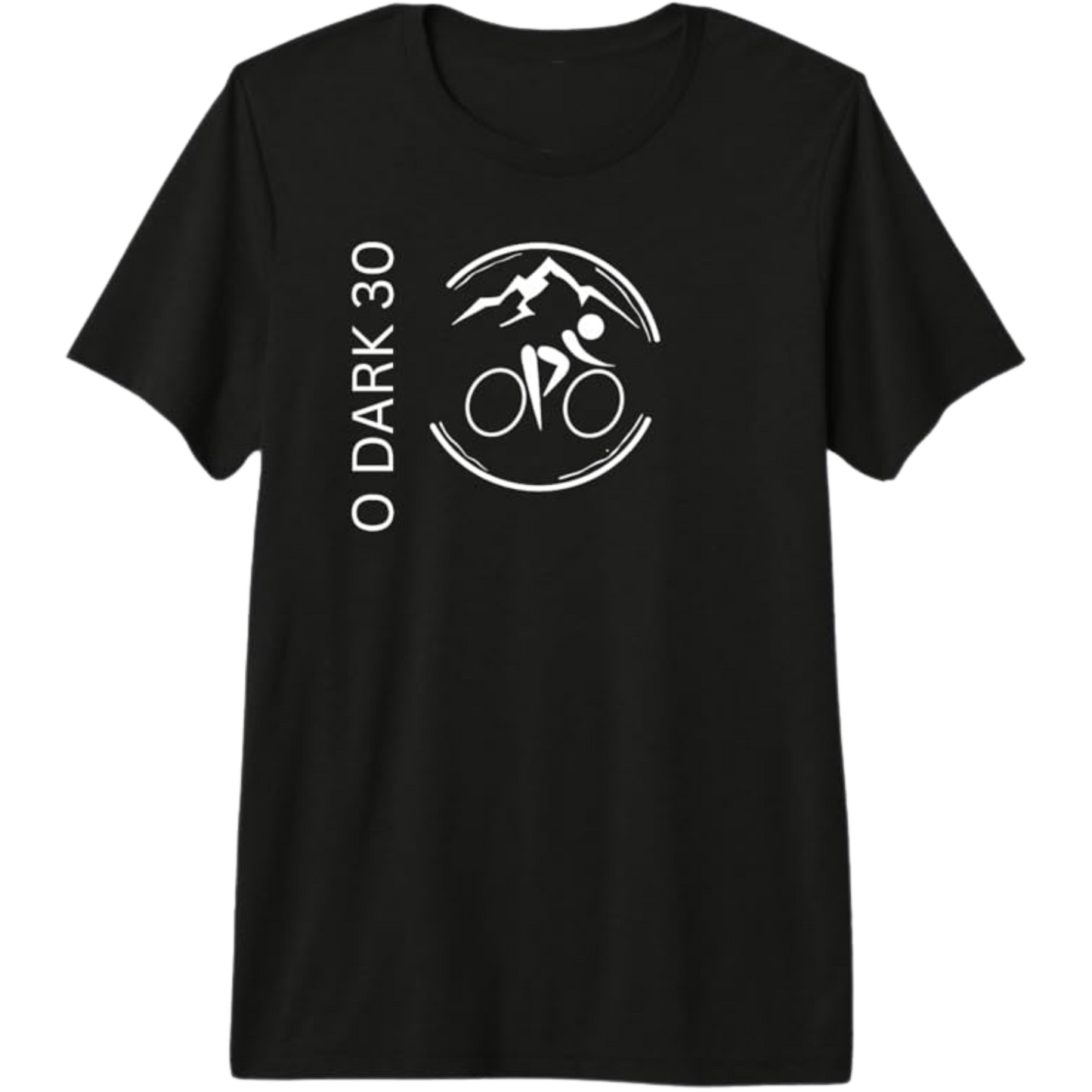 Spin and Mountain - Premium T Shirt - White Print