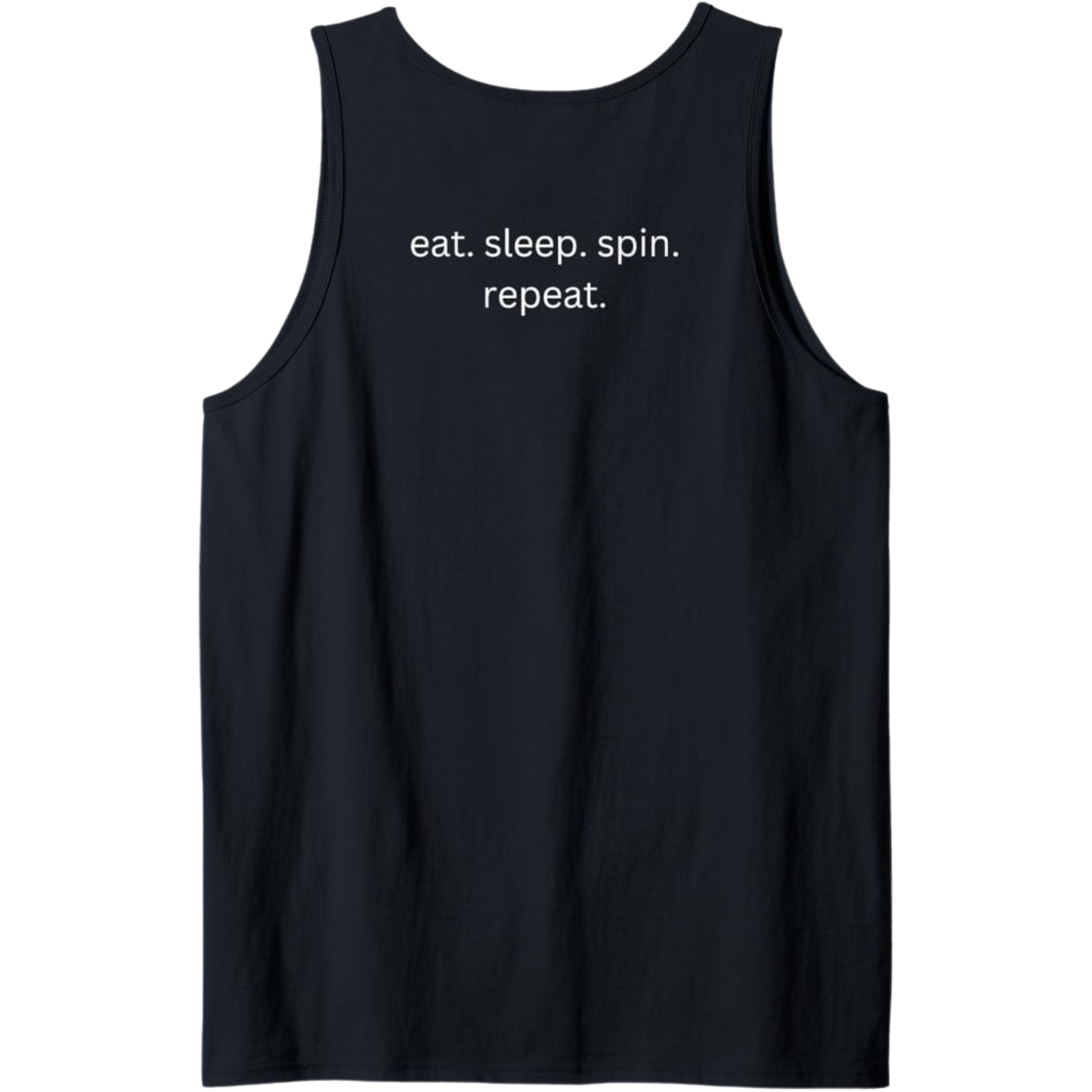 Spin and Mountain - Tank Top - White Print