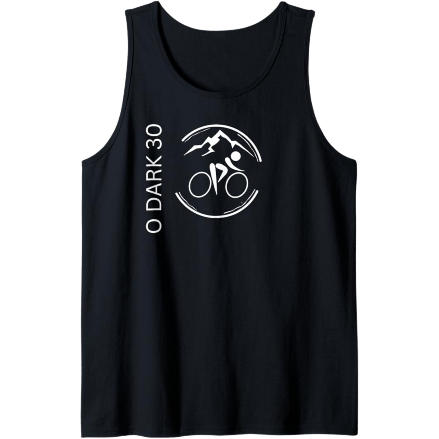 Spin and Mountain - Tank Top - White Print